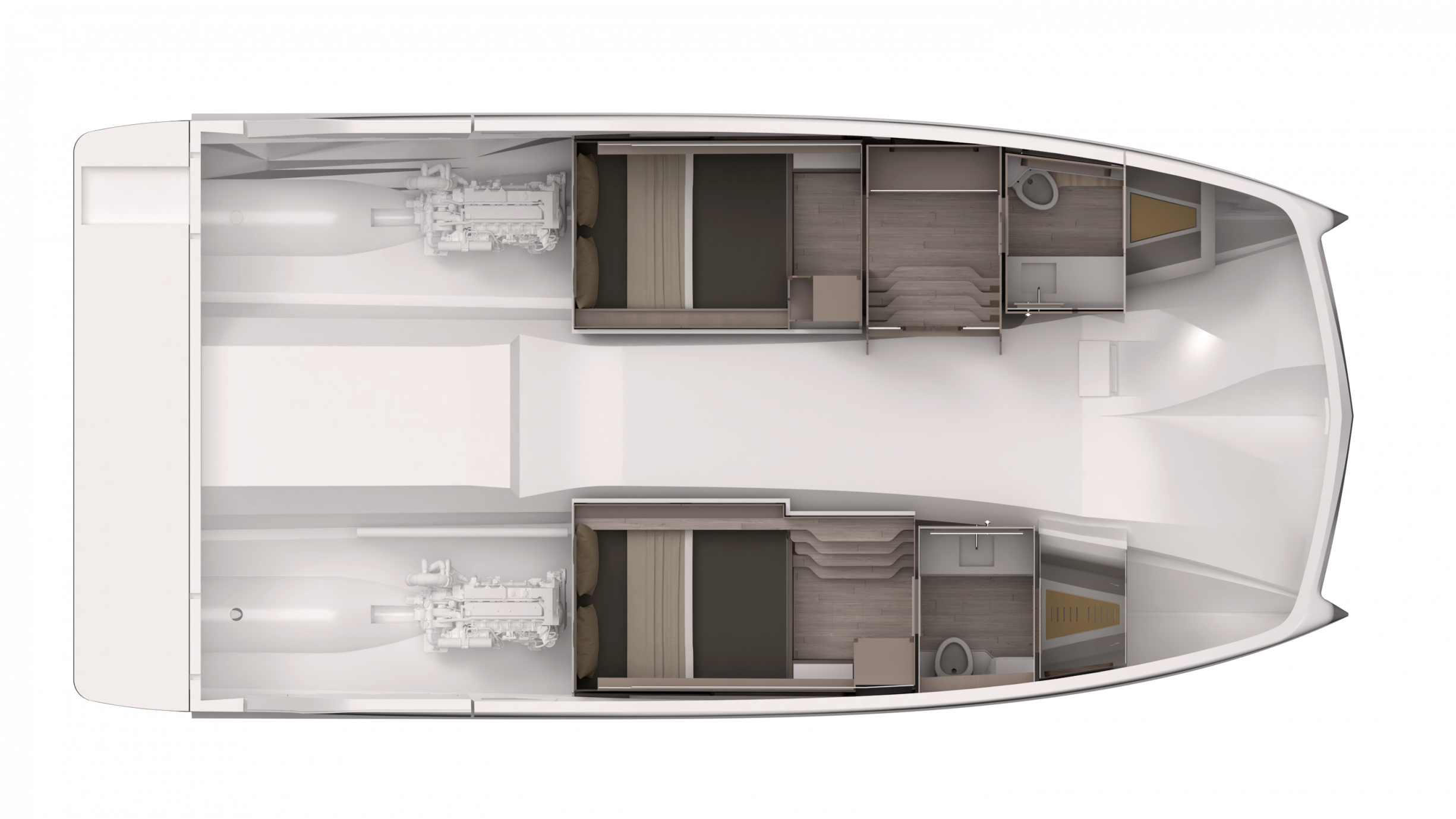 2 cabines zoning flotteurs