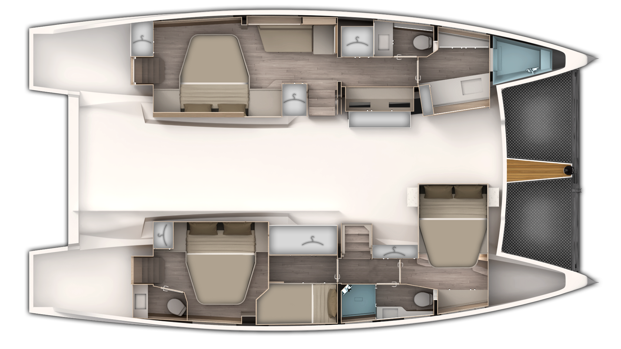 Configuration 3 cabines